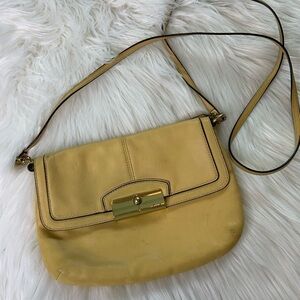 COACH Kristin Yellow Crossbody Purse